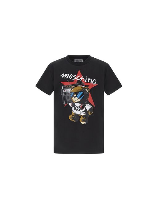 T-shirt, bambino, logata. MOSCHINO | HXM04K LAA2460100